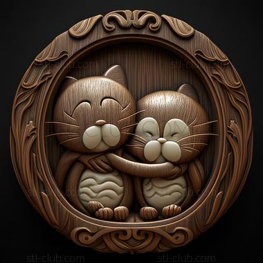 3D model Stay close to me Doraemon anime (STL)